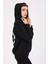 Kapşonlu Sweatshirt Hoodie Siyah 3