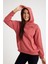 Kapşonlu Sweatshirt Hoodie Gül Kurusu 3