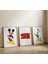(Çerçevesiz) Mickey Mouse 3lü Poster Seti Çerçevesiz Duvar Posteri 3 Adet 3