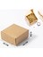 Kilitli e-Ticaret Hediye Kutusu, Kraft Karton Kargo Paketleme Kutusu, 25 Adet, 10X10X5 cm 2