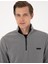 Erkek Gri Regular Fit Yarım Fermuarlı Polar Sweatshirt 50314056-VR024 2