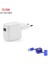 15.5W Çift Girişli Apple iPod iPhone iPad 1-2-3 Şarj Adaptörü + IMF Sertifikalı Makaralı Kablo (Oem) 5