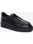Erkek Siyah Hakiki Deri Ayakkabı 5K1UA18521 9