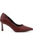 Kadın Bordo Sivri Burun Ince Topuklu Stiletto 1