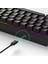Mk-Box 68 Tuş Rgb Hot-Swap Manyetik Kablolu Türkçe Q Siyah Gaming Klavye 4