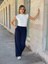 Krep Gabardin Palazzo Pantolon 1