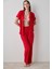 Je T'aime Gömlek Pantolon Kırmızı Pijama Takımı - Penti Loves Paris Koleksiyonu 6