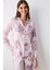Naya Pembe Gömlek Pantolon Pijama Takımı 8