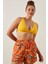 Basic Deep V Sarı Bikini Üstü 6