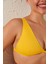 Basic Deep V Sarı Bikini Üstü 7