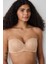 Push Up Lace Dantel Bej Straplez Sütyen 9