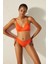 Basic Wrappy Turuncu Bikini Üstü 1