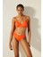 Basic Wrappy Turuncu Bikini Üstü 12