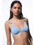 Mavi Maya Boncuklu Üçgen Bikini Üstü 6