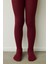 Pretty Rib Bordo 2li Külotlu Çorap 10