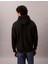 Premium Penye Mikro Monologolu Kapüşonlu Erkek Siyah Sweatshirt LV04RC281G-UB1 3