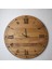 Sessiz Mekanizmalı Ahşap Duvar Saati - 42 cm - Romen Rakamlı 7