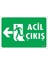 Acil Çıkış Uyarı Levhası 17,5X25 KOD:941 1