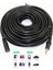 3.5mm Stereo Dişi Erkek Aux Kulaklık Uzatma Kablosu 15M 4