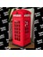 Ingiliz Telefon Kulübesi Dekoratif Obje | 20CM | Kırmızı ( Yüksek Kalite 3D Baskı Pla ) 10
