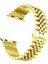 Apple Watch Se 3 (44MM) Uyumlu Zincir Görünümlü Metal Kordon-36 Gold 1