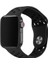 Apple Watch Se 3 (40MM) Uyumlu Delikli Silikon Kordon-02 Siyah 1