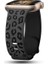 Apple Watch Se 3 (44MM) Uyumlu Desenli Silikon KORDON-140 Siyah 1