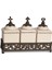 Acanthus Triple Jar Set 1