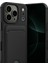 Apple iPhone 17 Pro Uyumlu Arka Kamera Korumalı Kart Koyulabilen Silikon Kartlıklı Kılıf Kapak 2