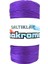 1 Adet Polyester Makrome İpi 4250 Mor 100 gr 1
