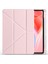 Lenovo Tab TB311FU 2025 10.1 Inç Uyumlu Kılıf Kalem Bölmeli Tri Folding Standlı Arkası Silikon Kapak 2