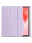Lenovo Tab TB311FU 2025 10.1 Inç Uyumlu Kılıf Kalem Bölmeli Tri Folding Standlı Arkası Silikon Kapak 2