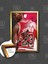 23 Numaralı Kırmızı Forma Chicago Bulls Basketbol Nba Çerçeveli Dikey Kanvas Tablo 1
