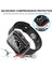 Apple Watch 2 3 4 5 6 7 8 Se Nike Uyumlu 45MM Uyumlu Sert Pc Kasa ve Ekran Koruyucu Kılıf 3