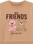 Best Friends Yazılı Ayıcık Baskılı 2 Iplik Eşofman Takımı 4