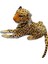 Küçük Boy Peluş Leopar 30 cm ( Ses Özelliği Yok ) Oyuncak Aslan Kaplan 2