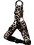 Köpek göğüs tasması minik ırk leopar desen saten kumaş kolon genişlik:2,5cm göğüs ölçüsü:30-50cm ayarlamalı dog harness GT4-8 4