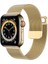 Apple Watch Se 3 40MM ile Uyumlu Metal Mıknatıslı Kordon Kayış - FC158 1