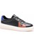 Kadın Hakiki Deri Siyah Taba Mavi Spor Ayakkabı Sneakers Casper 4