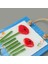 Deco Çiçek Anahtar Askısı - Mavi - 15 cm 3