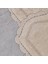 Soft Lace 2'li Banyo Paspası - Bej - 40X60 cm + 60X90 cm 2