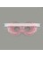 Jel Pencereli Göz Maskesi - Pembe - 23 cm 1