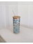 Bambu Kapaklı Cam Pipetli Kupa 650 ml | M2 3