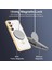 Samsung Galaxy S25 Için Manyetik Şeffaf Telefon Kılıfı, Lens Koruma Kapağı Altın (Yurt Dışından) 3