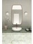 Fawdecor Berlin Asimetrik Ahşap Çerçeveli Duvar Aynası – Modern Stil, Estetik Ev Dekoru, Banyo ve Iç Mekan Tasarımı 2