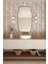 Fawdecor Berlin Asimetrik Ahşap Çerçeveli Duvar Aynası – Modern Stil, Estetik Ev Dekoru, Banyo ve Iç Mekan Tasarımı 7