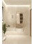 Fawdecor Berlin Asimetrik Ahşap Çerçeveli Duvar Aynası – Modern Stil, Estetik Ev Dekoru, Banyo ve Iç Mekan Tasarımı 9