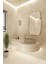 Fawdecor Berlin Asimetrik Ahşap Çerçeveli Duvar Aynası – Modern Stil, Estetik Ev Dekoru, Banyo ve Iç Mekan Tasarımı 5
