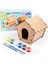 Ahşap Oyuncak Kuş Evi ve Ev Boyama Seti, Ahşap Boyama Evi, Ahşap Oyuncak Yapboz Kuş Evi 4