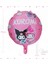 5 Yaş Kuromi Balon Set Doğum Günü Balon Seti Gökkuşağı Rakam Helyum Uyumlu Uçan Balon 5